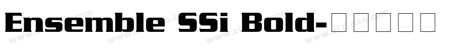 Ensemble SSi Bold字体转换